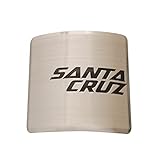 MTB Bike Head Badge Decals Stickers BMX Foldable Bike Frame Sticker (Santa Cruz (Silver))