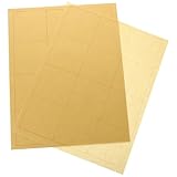 WOONEKY 80 Blatt Kalligrafie Übungspapier 9cm Gitter Xuan Reispapier für Chinesische Schriftzeichen Faltbar Elastisch Luftdurchlässig für Anfänger und Kalligrafie Kunst