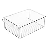 Abonda Speisekammer- und Gefrierschrank-Organizer - Überlagerte Kühlschrankorganisation und -aufbewahrung - Kühlschrank-Schubladen-Organizer, Kühlschrank-Organizer-Behälter