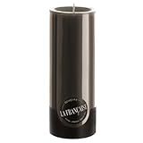 BOUGIES LA FRANCAISE Zylindrische schwarze Kerze 125 Stunden