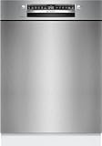 Bosch Serie 4, Unterbau-Geschirrspüler, 60 cm, Edelstahl, SMU4EAS23E