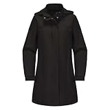 Keepink Damen-Regenjacke mit Kapuze, wasserdicht, leicht, lang, lange Regenmäntel, langärmelig, Reißverschluss, Windbreaker, Outdoor-Kapuzen-Regenmantel, lässig, Wandern, Klettern, Übermantel,