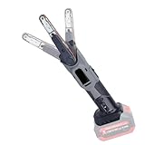 Akku Bandschleifer für Makita 18V Akku, Winkelschleifer Bandschleifer, Multischleifer Elektrische, 6 Geschwindigkeiten, 35° Einstellbare, Bandfeile für Holz Metall (ohne Akku)