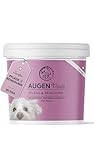 Annimally Augenpflege Pads für Hunde & Katzen - 100x Augenpads bei Tränenflecken und zur Augenreinigung - Augenreiniger zur Augen Pflege & Reinigung mit Aloe Vera, Kamille und Panthenol