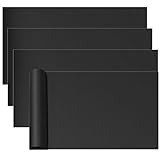 IIRC Dauerbackfolie für backofen und Grill 4er Set, 40 x 60cm Backpapier Wiederverwendbar, Dauerbackmatte für Elektro- und Gasöfen, Zuschneidbar, Antihaftbeschichtet, BPA- und PFOA-frei