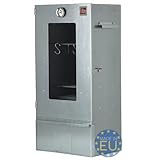 ITA Räucherofen 7000 - Premium Räucherschrank mit 3 Etagen - Legierter Stahl, mit Sichtfenster & Thermometer - Qualität Made In EU Direkt vom Hersteller - Smoker zum Kalträuchern & Heißräuchern