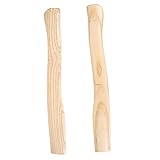 CAXUSD 2St Holzgriff kleines Beil der Holzbearbeitungswerkzeuge Austausch des Beilstiels Hickory-Ersatzstiel Axtgriff Outdoor Werkzeug Outdoor Tool Axtstiel tauschen passend