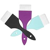 HAMPPLIES 3 STÜCKE Teiliges Weiche Borsten Langlebig für Haarfärbung und Haarkur Anwendung Profi Friseursalon und Heimgebrauch Zufällige Farbe Zufällige Farbe