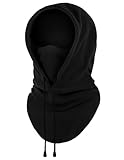 FEIKELUN Sturmhaube Winter sturmmaske Fleece Balaclava Skimaske Warm Gesichtshaube Sturmhaube Mütze Motorrad Fahrrad Skifahren Snowboard Radfahren Herren Damen/Männer für Outdoor Sports