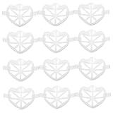 Alipis 12Stücke Teiliges Maskenhalter Aus Pe Einweg Maskenhalter Für Besseren Atemkomfort Lippenstiftschutz Für Täglichen Gebrauch Die Ganze Familie