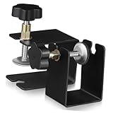 Gatuida 2 Stück Schubladen-Einbauhilfe Schubladenklemme Schrankhalter zum Einbau Montageklemmen für Schubladenfrontplatten Tischklemme Schubladenfrontklammern Bankklemmen Stahl Schwarz