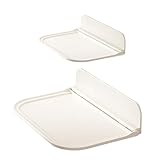 Fazvncv Faltbares Aufbewahrungsregal, platzsparend, ohne Bohren, Wandhalterung, geeignet für Badezimmer, Schlafzimmer