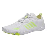 Fulidngzg Bequeme Schuhe Herren Sport Sommer Bequeme Schuhe Barfußschuhe Trekking Rutschfest Hallux Valgus Schuhe Wasserschuhe Atmungsaktiv Yoga Schwimmschuhe Sneakers Flach Gym Orthoback Schuhe