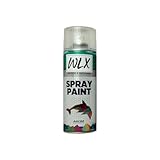 WLX Sprayfarbe 400 ml. Schnelltrocknende Sprühdose. Sprühfarbe, Sprühlack, Lackspray, Graffiti-Farbe, Spraydose. RAL-Farbe (Schwarz Matt (RAL 9005))