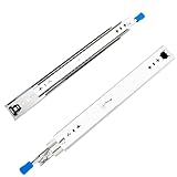 Robuste Schubladenschienen mit Kugellager, Vollauszug und Schloss, 250–1200 mm, Tragkraft 100 kg, seitliche oder untere Montage