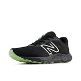 New Balance Herren 520 V8 Laufschuh, Schwarz/Bleached Lime Glo/Phantom, 44 EU