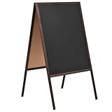 Vopese Tafel Kundenstopper Doppelseitig Zedernholz Freistehend 60×80cm Tafel Model246428