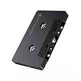 toothank Bluetooth 5.0 Kassettenadapter für Auto, Wireless Tape auf AUX Empfänger mit Freisprecheinrichtung, HD-Stereo-Sound, Schwarz