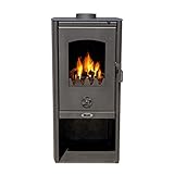 Kaminofen Dauerbrand Holz Ofen Holzofen 6,4 kW Kamin Polar Dauerbrandofen