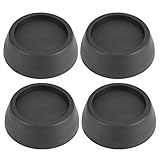 TK Gruppe Timo Klingler 4 Stück Schwingungsdämpfer Waschmaschine & Vibrationsdämpfer rund - Dämpfer & Füße für Trockner - Antivibration - Gummifüße für alle Hersteller