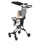 UrbanMini Reisekinderwagen – Kinderwagen für Kleinkinder, zusammenklappbar, leicht und ultra tragbar für Kleinkinder | EasyGlide – kompakt für Flugzeug, Kinderwagen zur Aufbewahrung im C