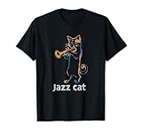 Katzen und Jazz ist alles was ich brauche - Jazz Funk & Soul Cute Cat T-Shirt