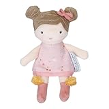 Little Dutch 4556 Stoffpuppe Kuschelpuppe Rosa - Little pink Flowers (10 cm)