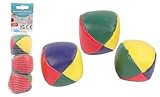 FLYPOP'S - Jonglierbälle - Zirkus - 045852 - Mehrfarbig - Geschicklichkeitsspiel - Kinderspielzeug - Zirkus - Jonglieren - Geschenk - Unterhaltung - Geburtstag - 6 cm x 6 cm - Ab 6 Jahren