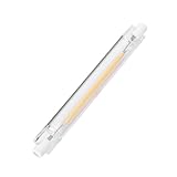 SOPOTUTU LED Rs LED stablampe Warmweiß Doppelended Ersatz für Halogen flutlicht Energiesparend Volle Helligkeit Strahlungsfrei für Innen Außenbeleuchtung