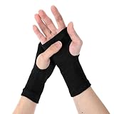 HJZHII 4 Stück Handgelenk Bandagen,2 Paar Elastizität Handgelenkbandage,Handgelenkstütze Handbandage Handgelenk Bandagen Gym Fitness Kompression Handgelenkschoner für Bodybuilding Sport (Schwarz)