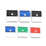 6 Stück Taschenaschenbecher Aschebeutel, feuerfest, PVC, geruchsfrei, tragbar, kompakt, verschiedene Farben