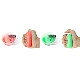 CanDo TheraPutty - Therapie-Knetmasse - 113 g - grün (medium) & TheraPutty - Therapie-Knetmasse - 113 g - rot (leicht)