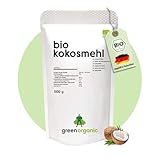 BIO PREMIUM KOKOSMEHL - lower-Carb, glutenfrei, vegan, entölt, proteinreich, ballaststoffreich, Paleo Superfood, nachhaltig und fair angebaut, 1000g