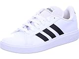 adidas Damen Grand TD Lifestyle Court Casual Shoes Sneakers, Ftwr Weiß/Core Schwarz/Ftwr Weiß, 39 1/3 EU