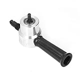 Metallscheren-Bohraufsatz, Doppelkopf-Elektroknabber, Metallknabberschneider, Blechknabber aus Aluminiumlegierung, Blechknabber mit Kompaktem Blechschneider-Bohrer