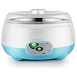 DRYIC Joghurtbereiter, Haushalts-Edelstahl-Liner-Reisweinmaschine, Multifunktions-Natto-Fermenter Automatische Reiswein-Frucht-Enzymmaschine