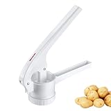 Westmark Spätzle- und Kartoffelpresse 1 Stk. – Vielseitige Teigpresse für Spätzle, Kartoffelpüree und Spaghetti-Eis – Weiß