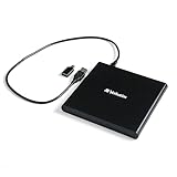Verbatim External Slimline CD/DVD Writer, USB 2.0, moblies Laufwerk, Nero Burn & Archive-Software inklusive, Externer DVD-Brenner, Externes CD-Laufwerk, kompaktes Design, schwarz