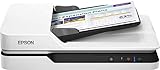 Epson WorkForce DS-1630 DIN A4 Dokumentenscanner (Scanner, kleine Standfläche, Dokumenteneinzug, Duplex, Drei-Pass, 600dpi, USB 3.0)