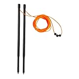 Kustimantu Ausrichtstab - Tragbares Putting-Tor - Sportzubehör Für Outdoor, Indoor, Garten, Haus, Golfplatz & Sportfans