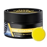Reifenreiniger und Glanz - Premium 100 g Reifenpolnienpaste für die automatische Wartung, Hochglanzradreiniger | Mehrzweckschwarz-Shine-Beschützer, langlebiger Reifen und Radpflege für Fahrzeuge