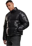Urban Classics Herren Winterjacke Shiny Puffer Jacket, glänzende Steppjacke mit hohem Kragen, Regular Fit, warme Winterjacke, Größen S - 5XL