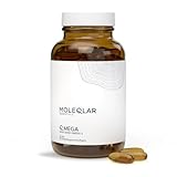 MoleQlar Omega 3 90 Kapseln - hochdosiert mit 1000mg Qualitäts-Fischöl pro Kapsel - 2250mg DHA/EPA pro Portion - aus peruanischem Wildfang - frei von Pestiziden & Schwermetallen