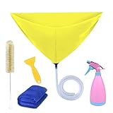 Klimaanlagenreinigung – Wandmontage-Schutzhüllen | Wasserdichte Split-Geräte-Abdeckung | Tragbares, Verstellbares Fensterdichtungsset Für Innengeräte, Schiebelüftungsplatte, Klimagerätezubehör