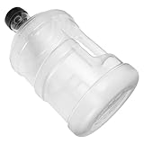 Abaodam 5 Liter Wasserkanister aus Transparentem Kunststoff mit Griff Tragbarer Mineralwasserbehälter für Camping Wandern und Notfälle Inkl Ersatzverschluss Kompatibel mit Wasserspendern