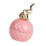 IMIKEYA Candy Jar Schmuckschatulle Apotheker-aufbewahrungsorganisator Halter Für Partygeschenke Halsbandhalter Snacks Flasche Esszimmertischdekoration Rosa Dekorationen Ring Keramik