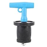 CHEOTIME T -Handliebstuhl, Twist Drehen Marine Boat Abflussstopfen Gummiplatten mit Griffboot Marinezubehör T Gummistopfen für Schiffe Yachts 52 bis 75 mm Abflusslöcher