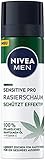 NIVEA MEN Sensitive Pro Rasierschaum (200 ml), sensitiver Rasierschaum mit Hanfsamenöl & Vitamin E, Schutz vor Hautirritationen für eine sanfte und glatte Rasur