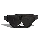 adidas Unisex Essentials Waist Bag, Black/White, One Size