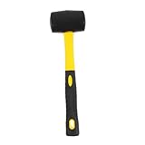 LIFKOME Gummi -mallot Kleiner Gummihammer Camping Hammer Werkzeug Kleiner Hammer Minihammer Handwerkerhammer Holzhammer Holzbearbeitungswerkzeuge Campinghammer Black